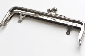 5" (13cm) Silver Purse Frame  Metal Handle Purse Frame 13cm x 5cm ( 5"x2")