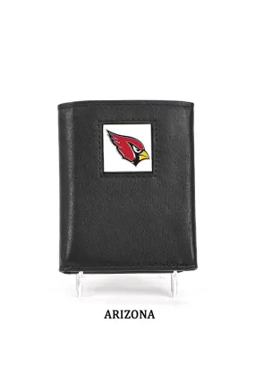 Arizona NFL Leather Tri-Fold Wallet