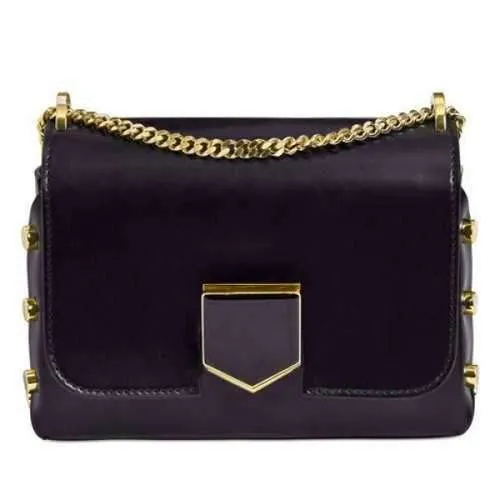 Casual Cover and Chain Design Crossbody Bag For Women - Black