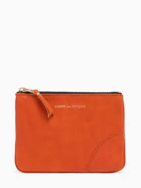 Comme des Garçons Wallet   Washed zip wallet 