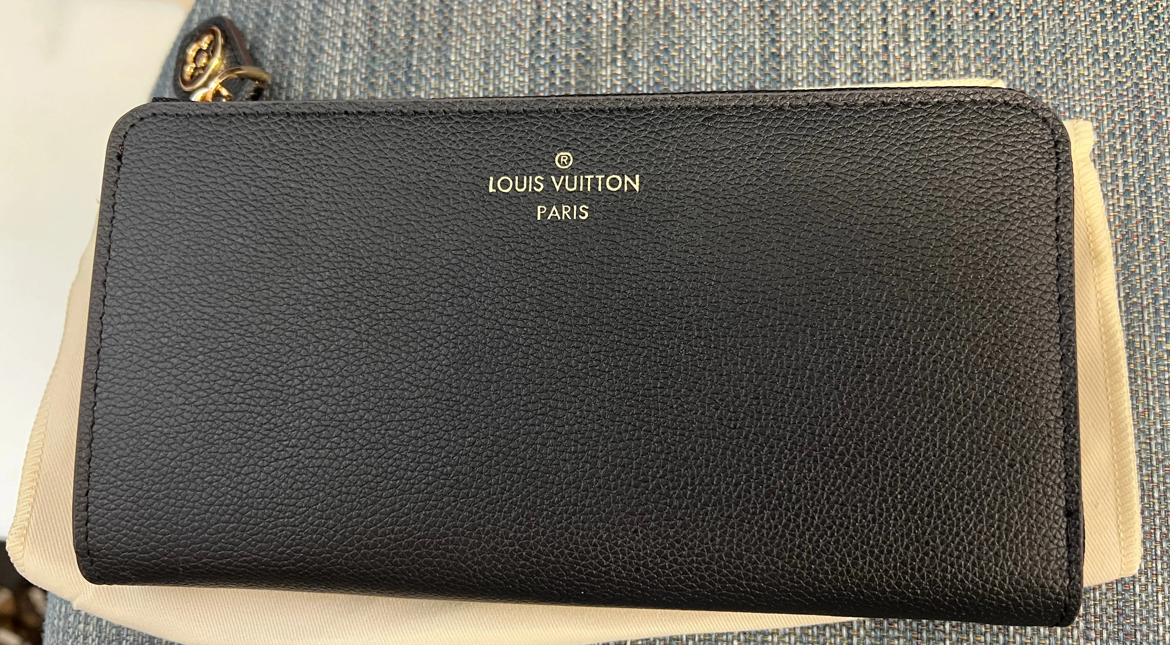 Fashion Leather Black wallet card holder checkbook