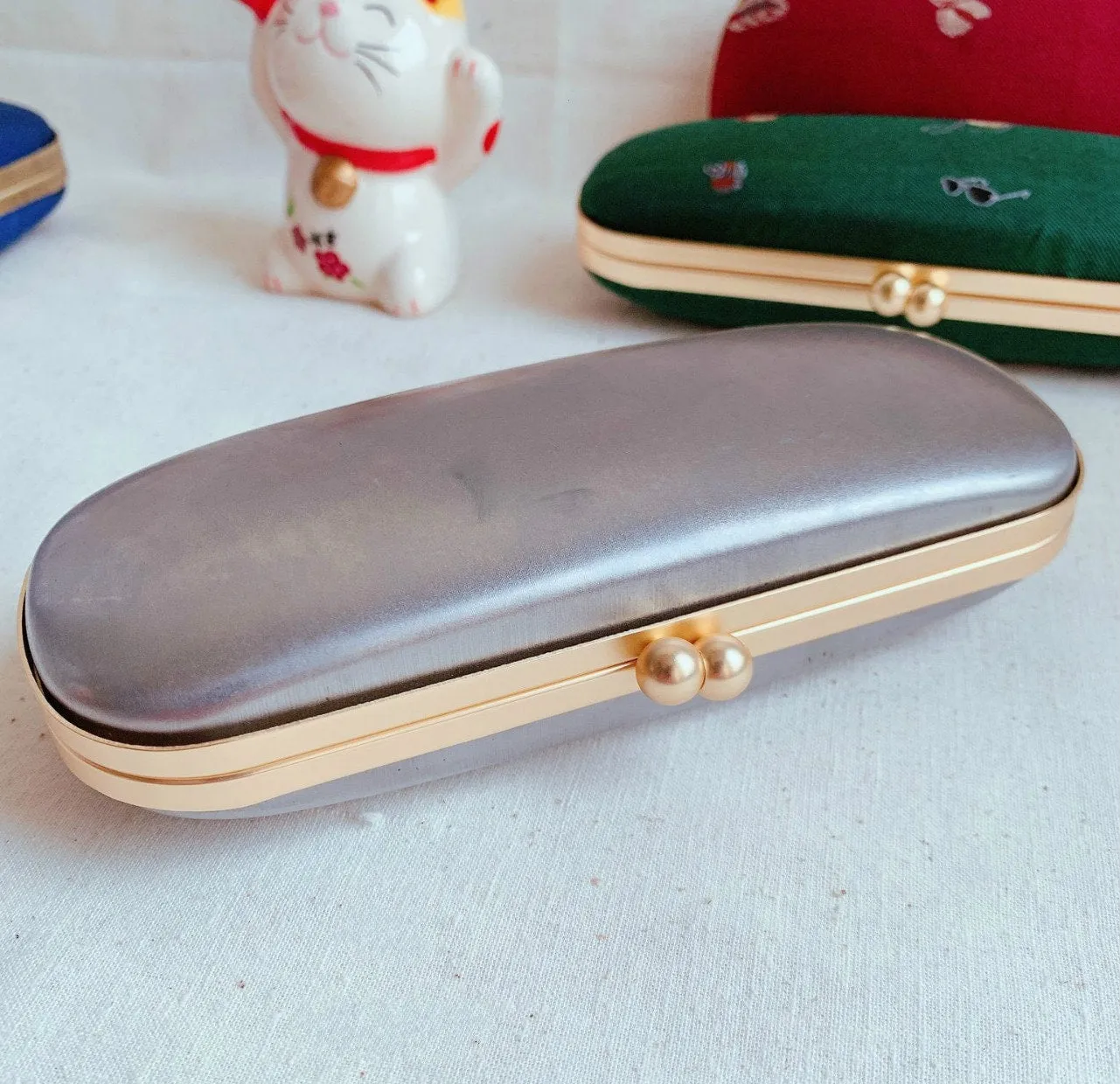 Glasses Case Purse Frame Clutch Bag Glue-In Purse Frame