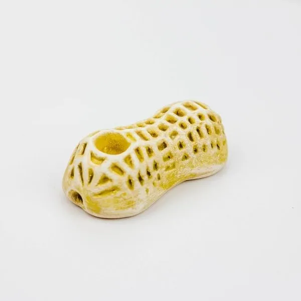 Handmade Ceramic Peanut Pipe