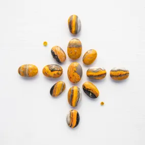 Jasper - Bumble Bee, Polished, Flat Stone, Small