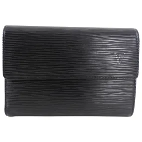Louis Vuitton Black Vintage Epi Wallet