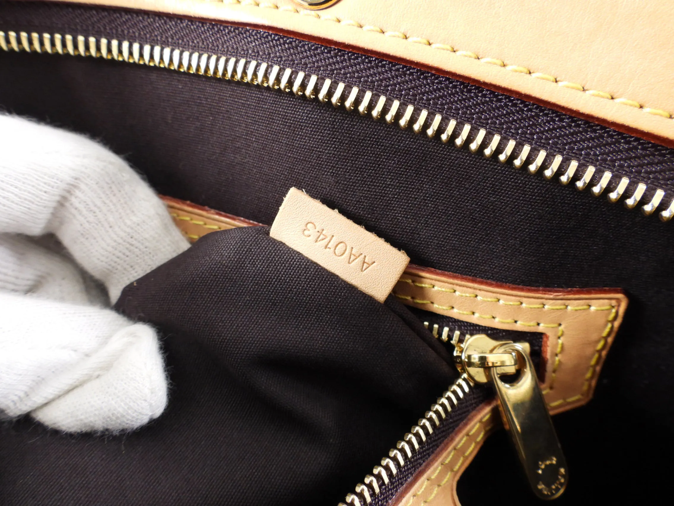 Louis Vuitton Patent Amarante Brea MM Bag