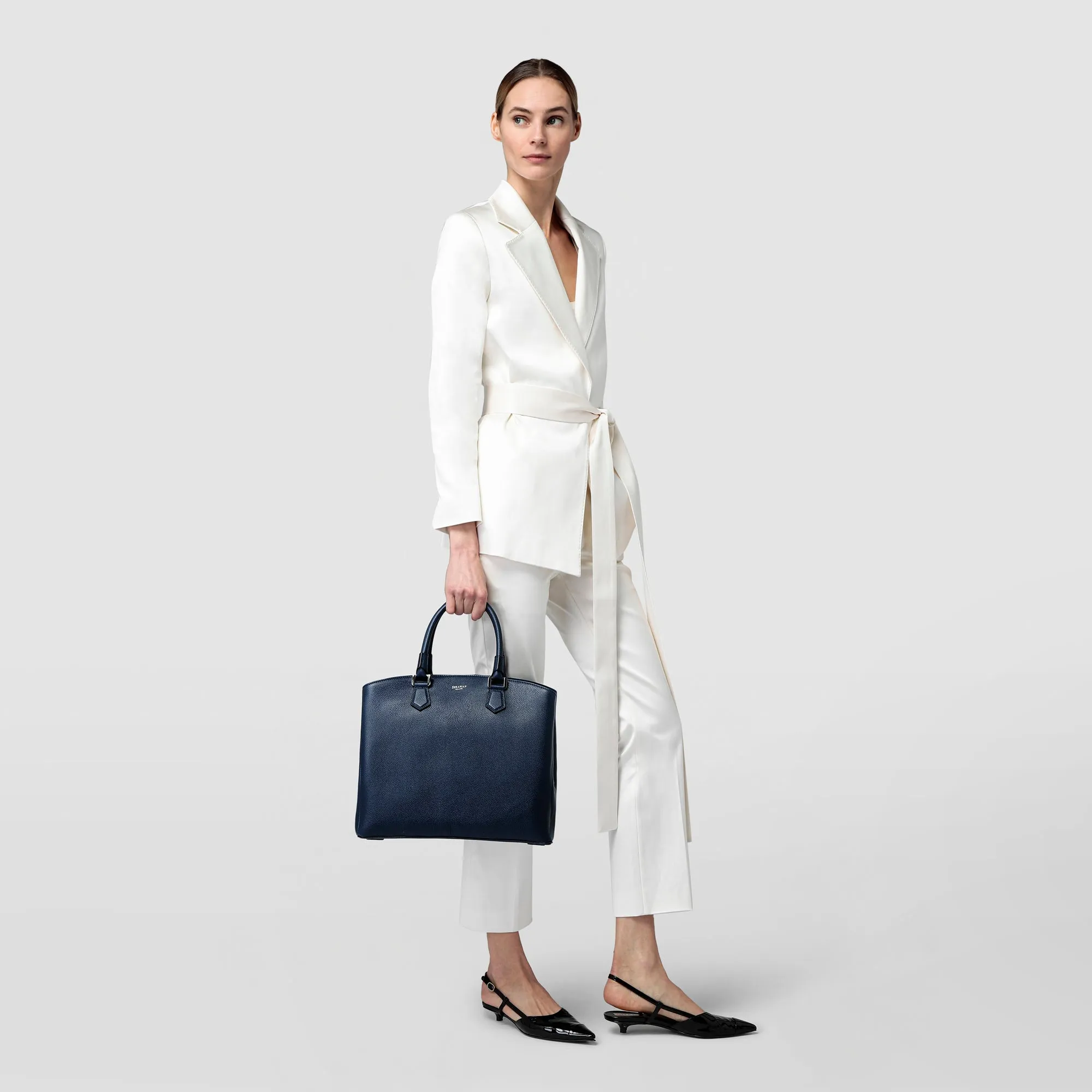LUNA HANDBAG IN RUGIADA LEATHER