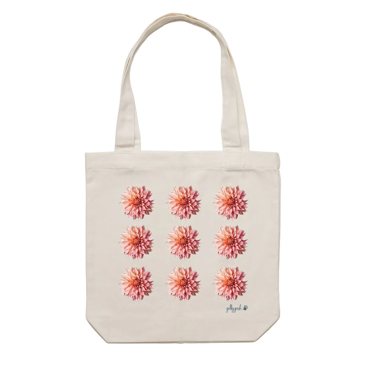 Pink Dahlias Tote Bag