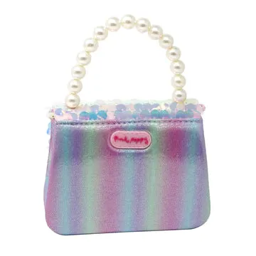 Pink Poppy Shimmering Mermaid Sequin Hard Handbag
