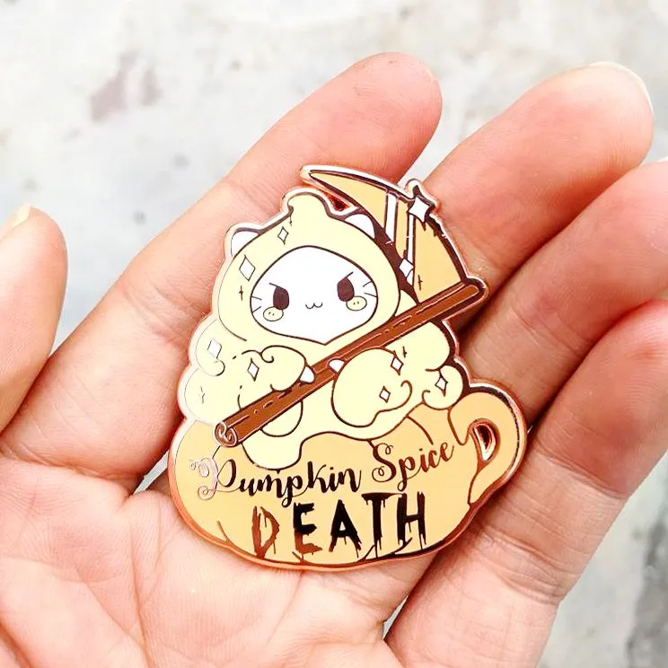 Pumpkin Spice DEATH - Hard Enamel Pin