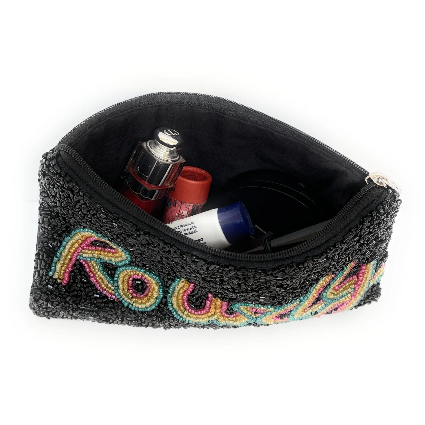 Rowdy Large Beaded Purse
