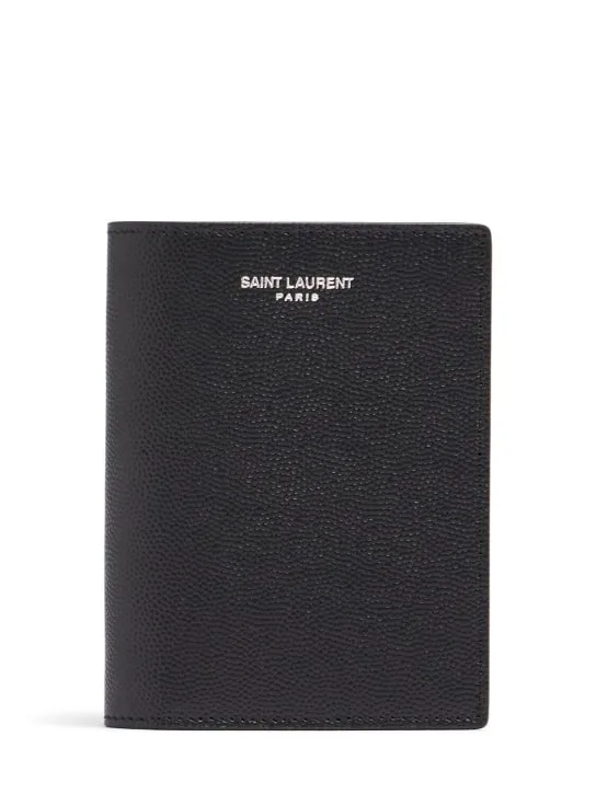 Saint Laurent   Logo leather wallet 