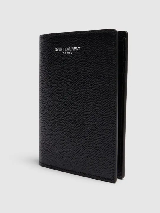 Saint Laurent   Logo leather wallet 