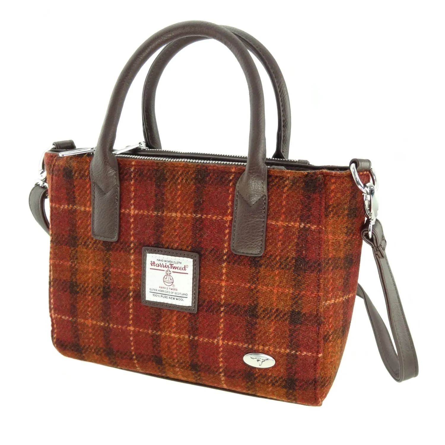Small Tote Bag 'Brora' with Harris Tweed