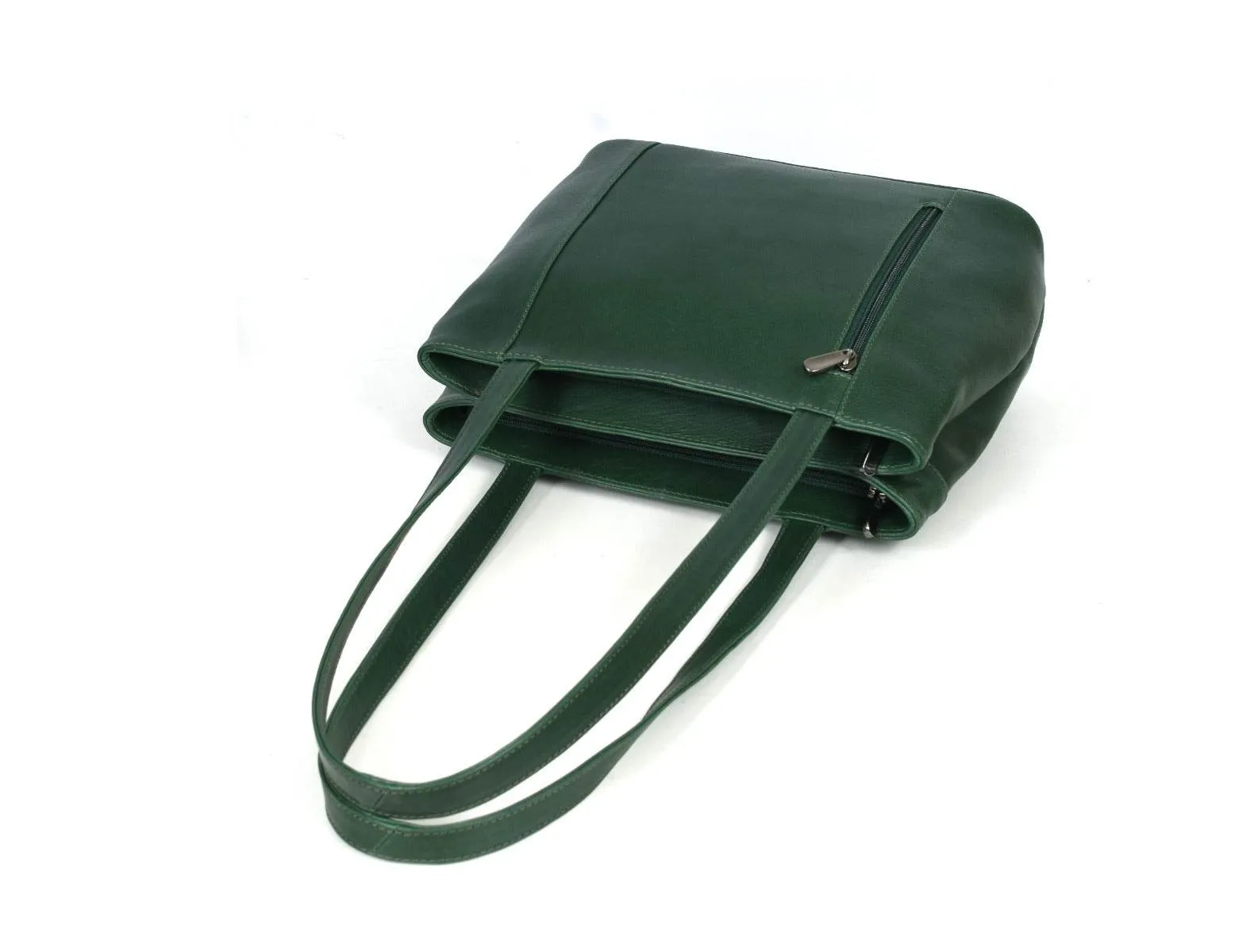 Toledo Leather Handbag -  Pine Green