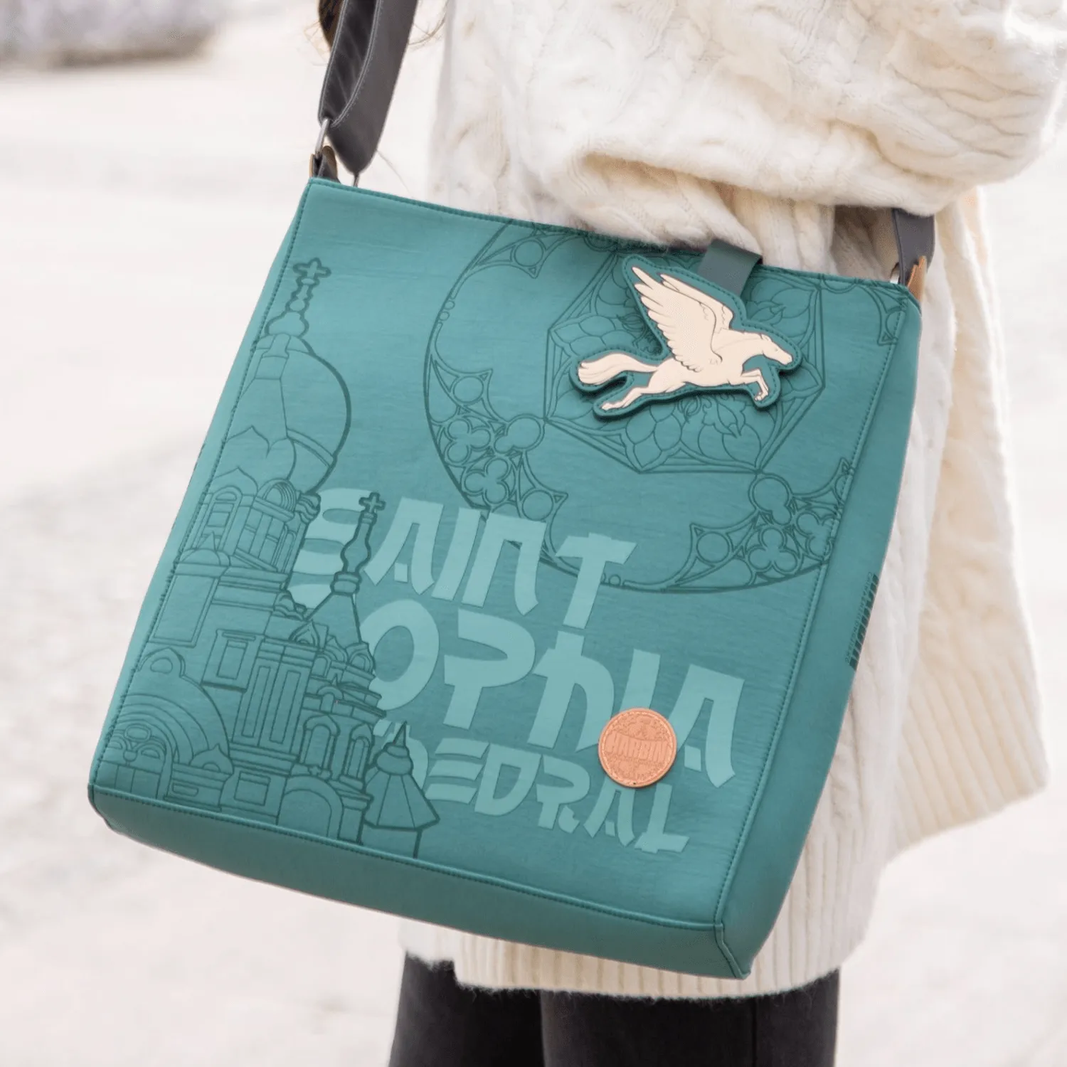 Unisex Saint Sophia Cathedral Tote Bag - Harbin City Limited Edition