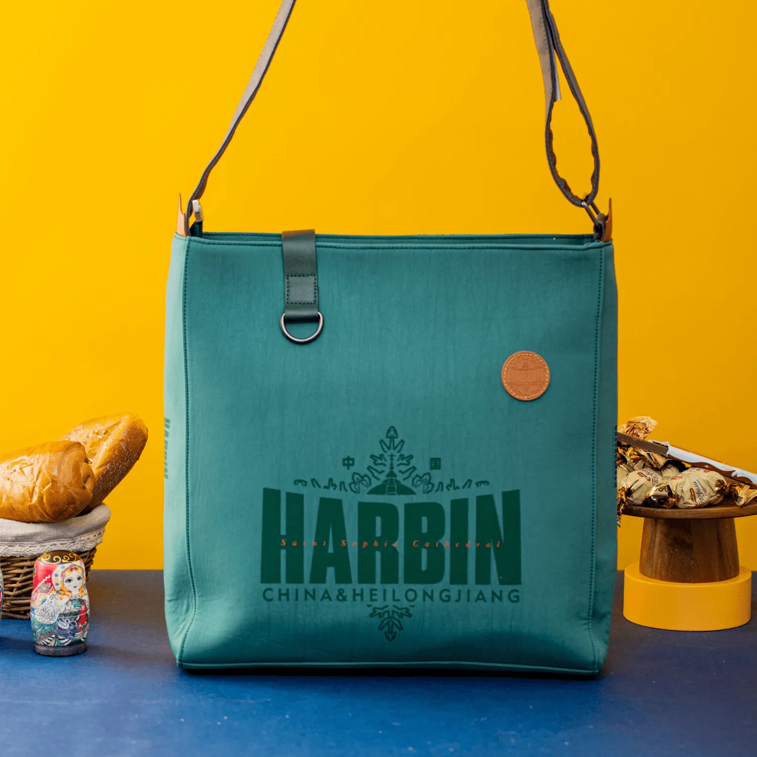 Unisex Saint Sophia Cathedral Tote Bag - Harbin City Limited Edition